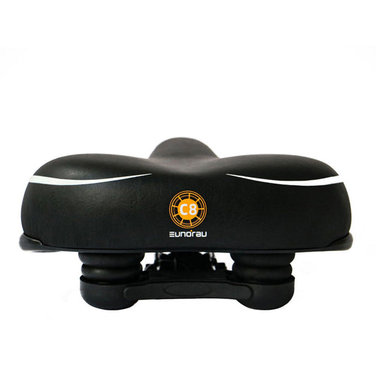 EUNORAU C8 saddle rear view with elastomer springs