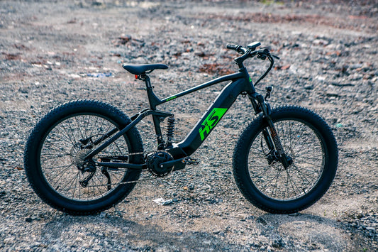 EURONAU FAT-HS Electric Mountain Bike – 1000W Full Suspension Fat Tire eBike