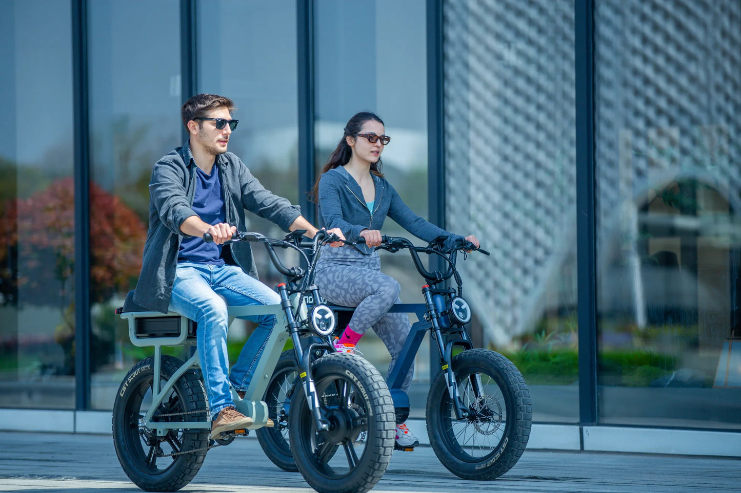 EUNORAU Flash AWD Electric Bike – Dual Motor 1000W Urban Cruiser eBike