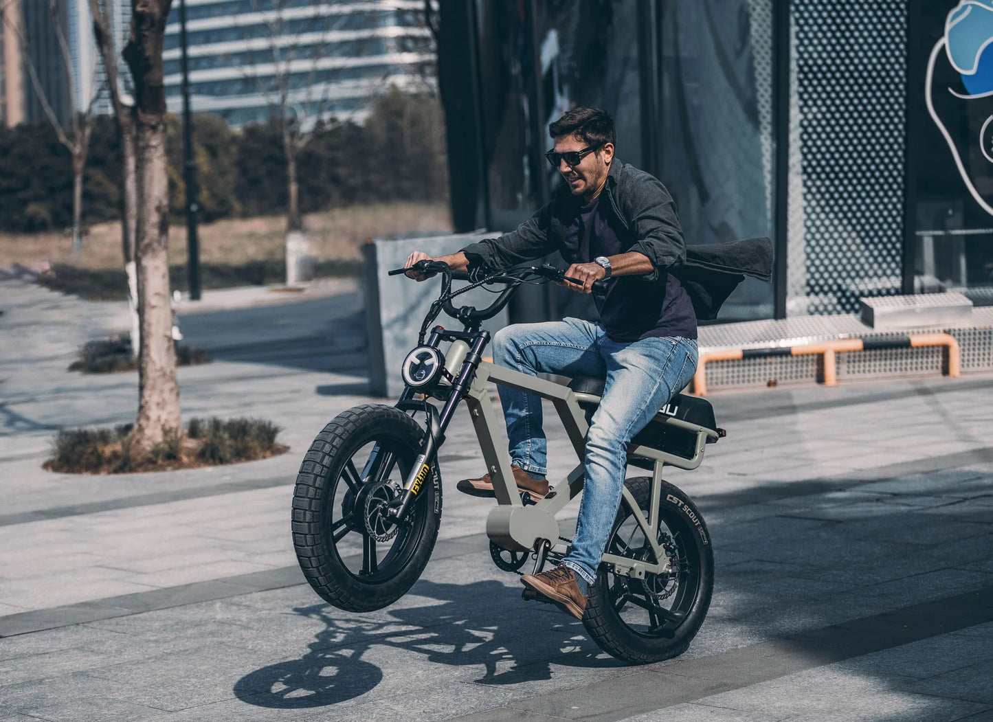 EUNORAU Flash AWD Electric Bike – Dual Motor 1000W Urban Cruiser eBike