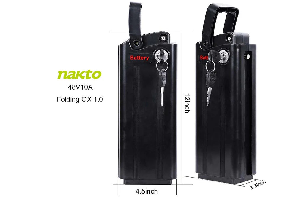 Ebike Battery Replacement for NAKTO Folding OX