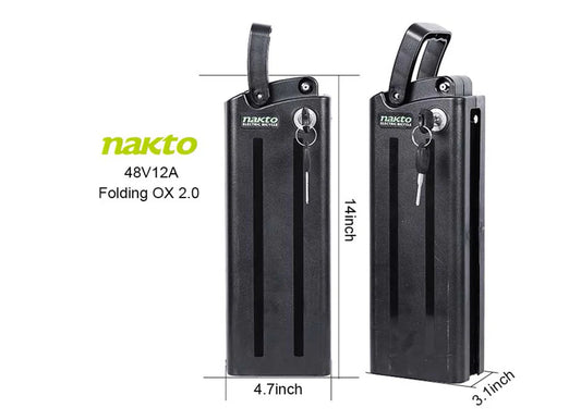 Ebike Battery Replacement for NAKTO Folding OX