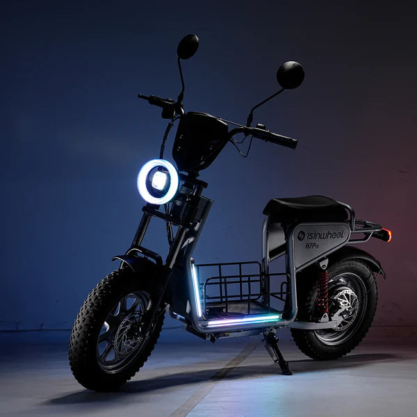 isinwheel H7Pro 1200W High-End Commuting Electric Scooter with Seat