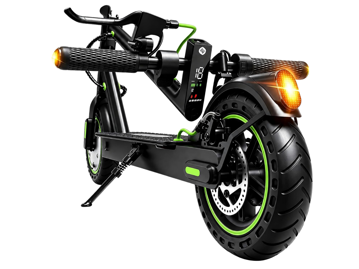 isinwheel S9Pro folded electric scooter with lights