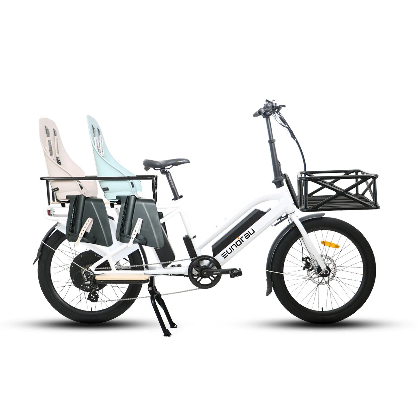 EUNORAU MAX-CARGO Electric Bike – 750W Long-Tail Utility eBike