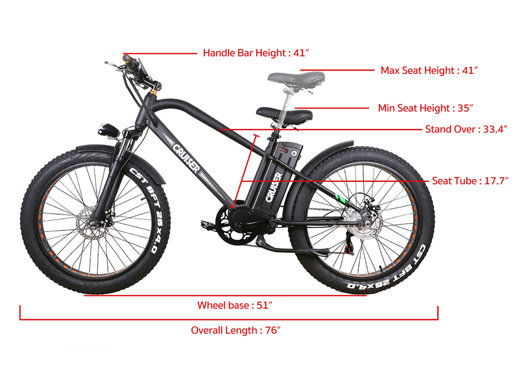 NAKTO 26" Super Cruiser