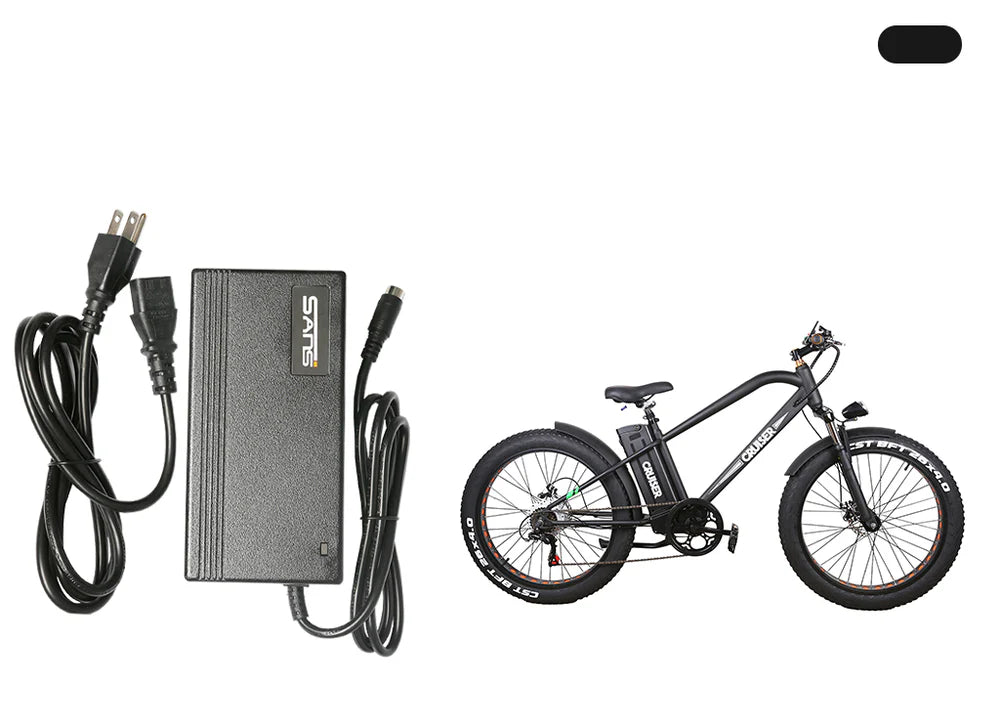 NAKTO Electric Bike Charger – Compatible with Super Cruiser, Folding OX, Mini Cruiser 2