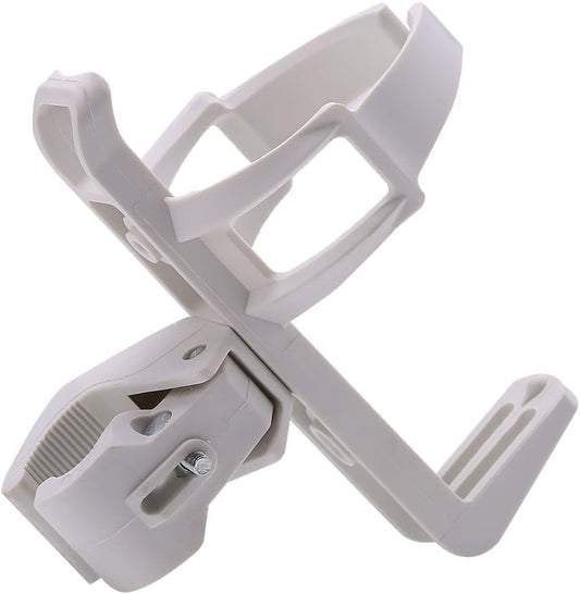 Bottle Holder Outdoor Mountain Water Bottle Holder Cage Cup Rack Cycling Quick Release Handlebar Component Support(White)