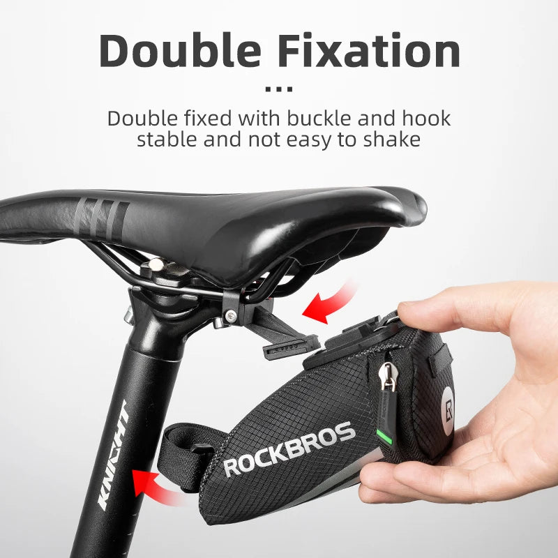 Bike Bag Portable Reflective Saddle Bag Tail Seatpost Nylon Bicycle Bag MTB Road Bike Bag Panniers Bicycle Accessories