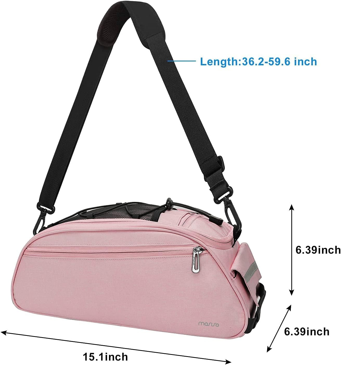 Bike Rack Bag, Waterproof Bicycle Trunk Pannier Rear Seat Pouch Cycling Bike Carrier Backseat Storage Luggage Saddle Shoulder Bag
