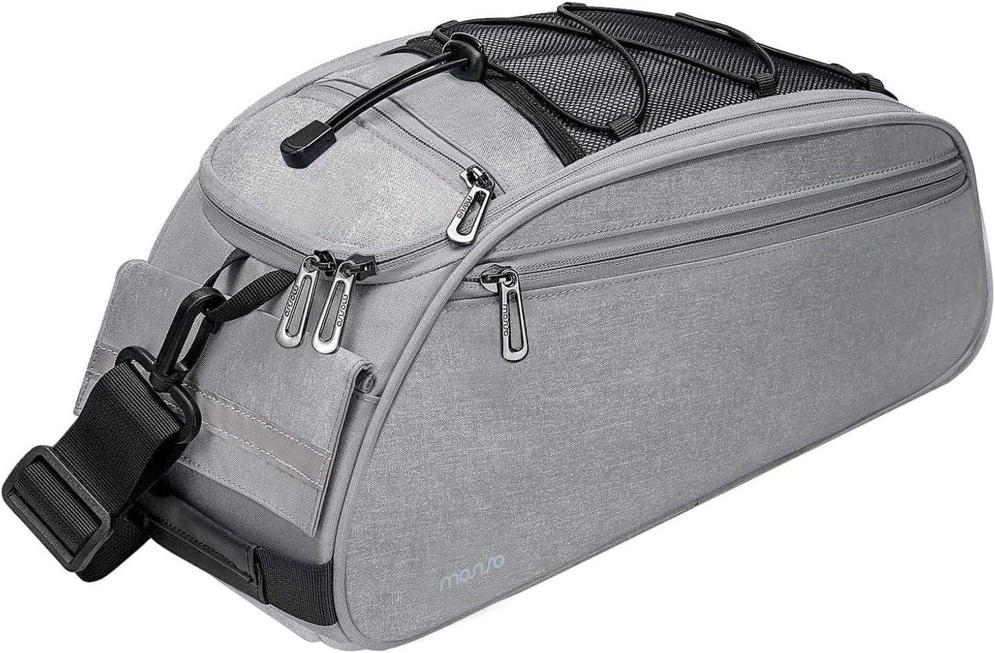 Bike Rack Bag, Waterproof Bicycle Trunk Pannier Rear Seat Pouch Cycling Bike Carrier Backseat Storage Luggage Saddle Shoulder Bag