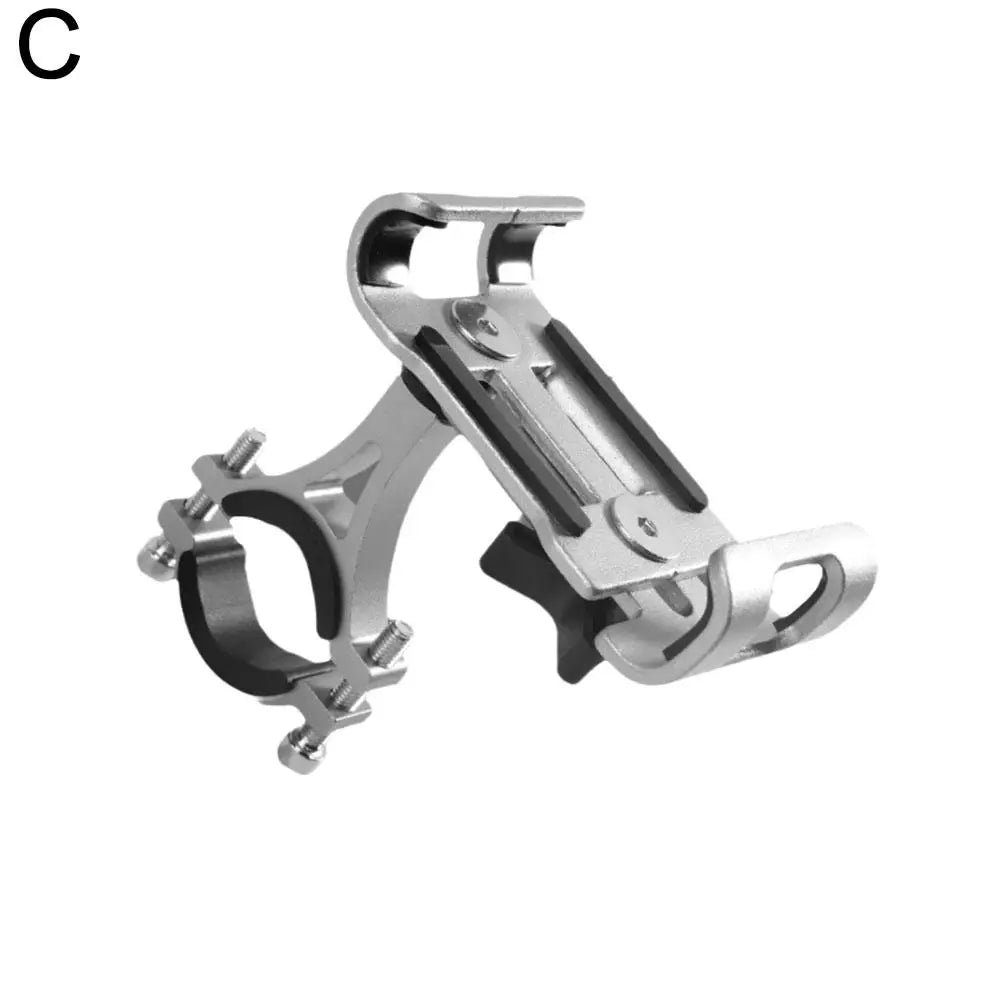 360° Aluminum Bike Phone Holder Bike Motorcycle Stand Bicycle Cell Phone Holder Handlebar Mount Cell Smart Phone Stand Accessory