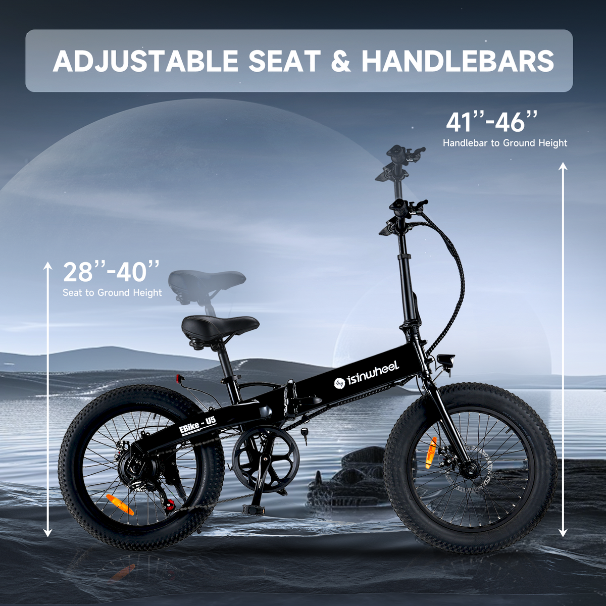 isinwheel U5 Folding Electric Bike – photo 6