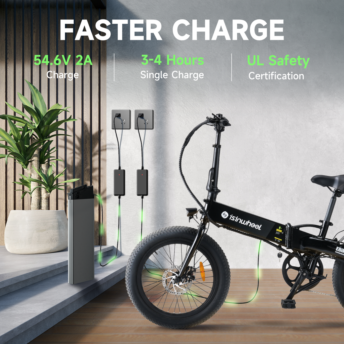 isinwheel U5 Folding Electric Bike – photo 8