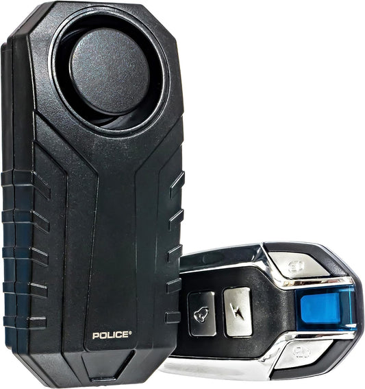 Bike Alarm with Remote 113Db Loud Scooter Alarm System, anti Theft Motorcycle Alarm, Wireless Vibration Motion Sensor Waterproof Security System for Electric Bike Tricycle Mobility Scooter