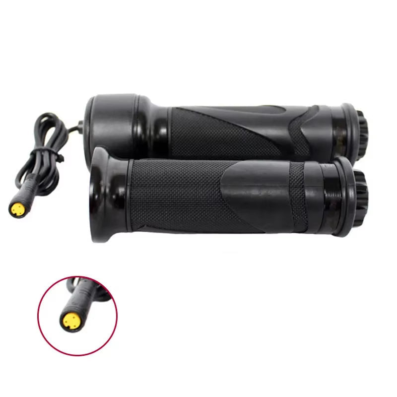 Electric Bike Throttle Grip 24V 36V 48V Waterproof Connector E Bike Twist Throttle for Bafang Motor Electric Bicycle Accessories