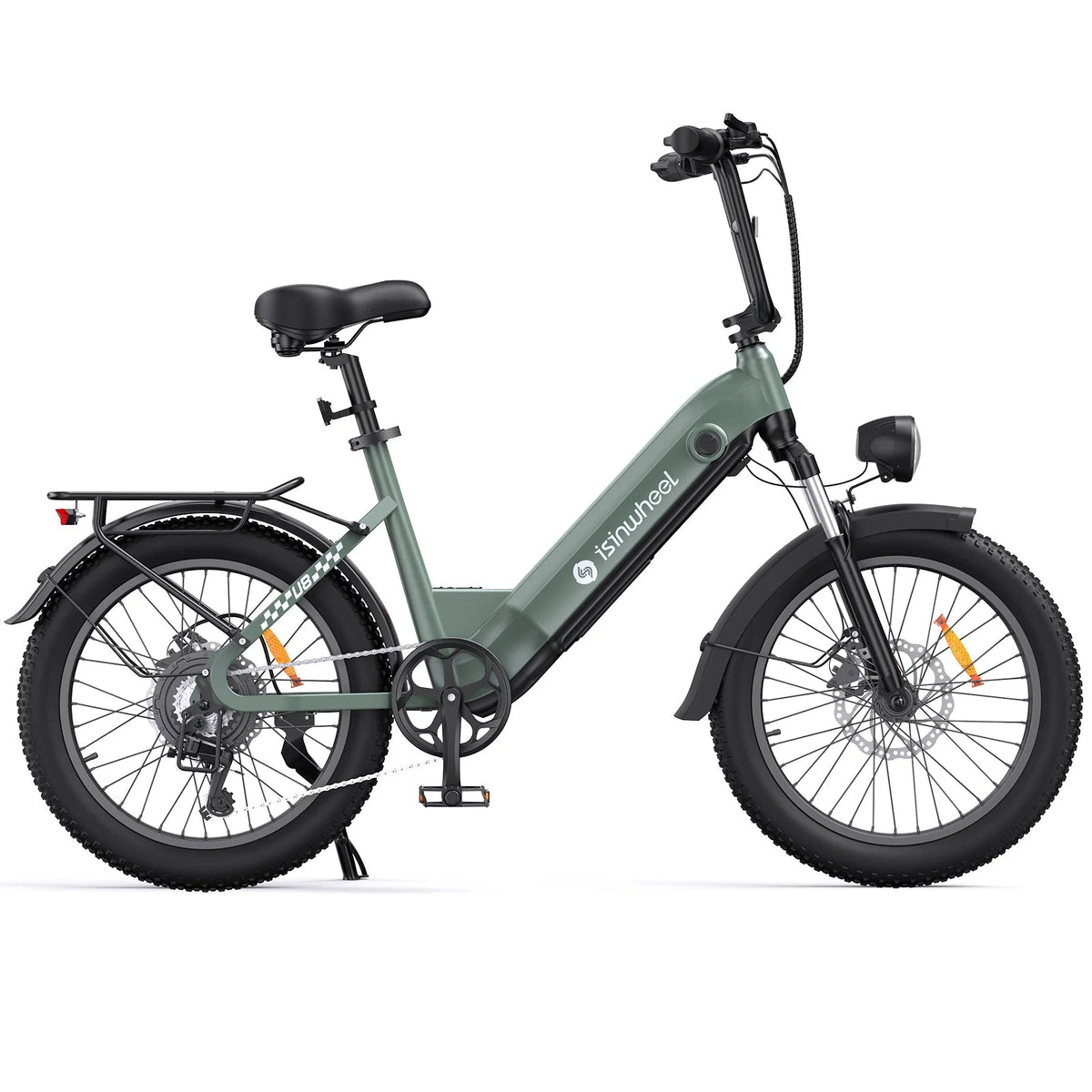 isinwheel U8 / U8 PRO Electric Bike – Green