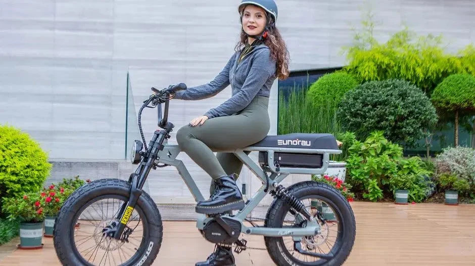 EUNORAU Flash Triple Battery Electric Bike – 220 Miles of Range, 1500W Power