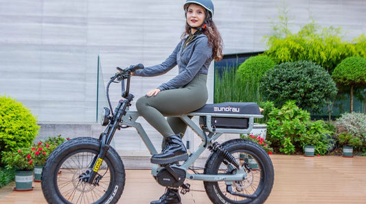 EUNORAU Flash Triple Battery Electric Bike – 220 Miles of Range, 1500W Power