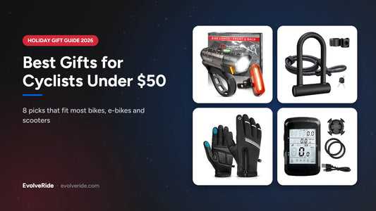 Best gifts for cyclists under $50: bike lights, U-lock, winter gloves and GPS bike computer