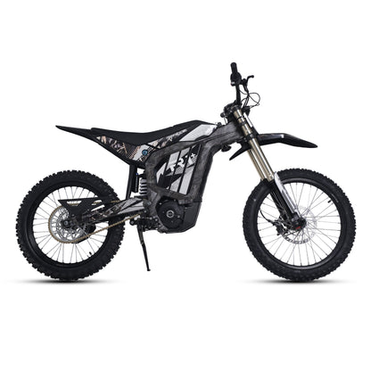 EUNORAU R1+ electric dirt bike in Maple, side view