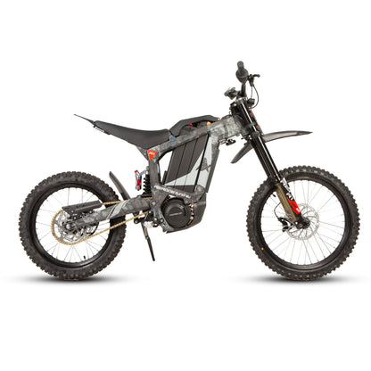 EUNORAU R1-19 electric dirt bike in Maple, side view