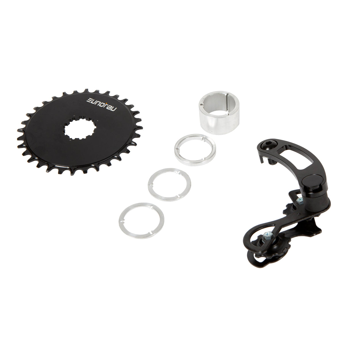 EUNORAU single speed cassette conversion kit contents