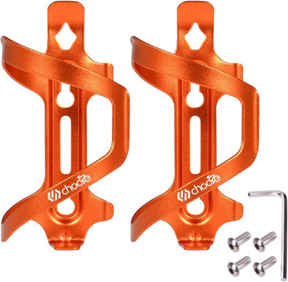Bike Water Bottle Holder,Aluminum Bicycle Water Bottle Cage for Road Bikes Mountain Bikes 2-Pack