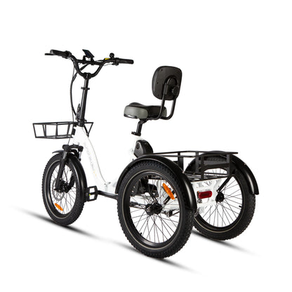 EUNORAU ONE-TRIKE 2.0 Electric Trike – 500W Step-Thru Cargo eTrike