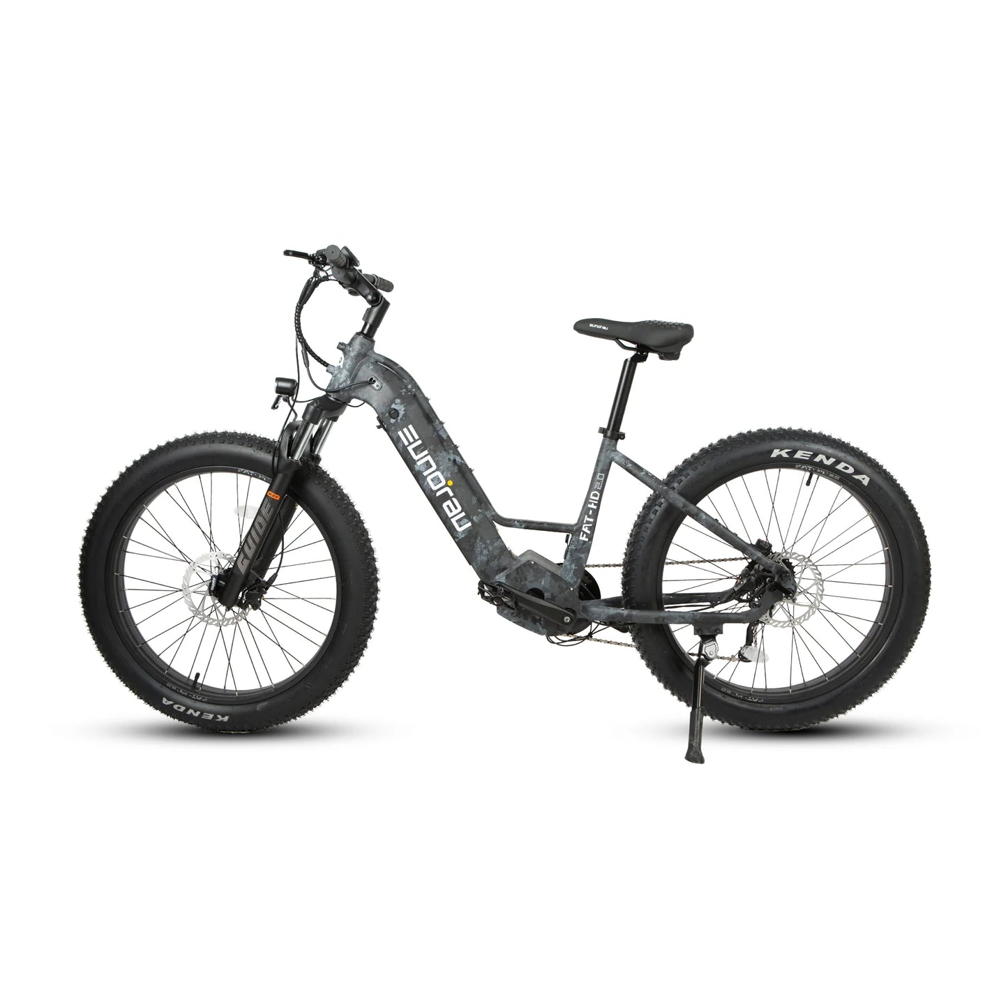 EUNORAU FAT-HD 2.0 Electric Bike – 1000W Mid-Drive Fat Tire eBike