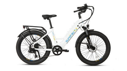EUNORAU META 24-ST 2.0 Electric Bike – 500W Step-Thru City Commuter eBike
