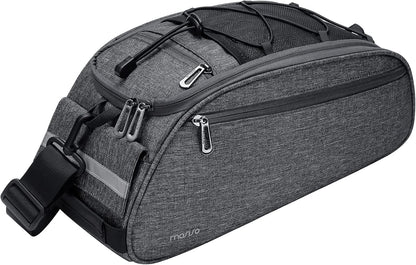 Bike Rack Bag, Waterproof Bicycle Trunk Pannier Rear Seat Pouch Cycling Bike Carrier Backseat Storage Luggage Saddle Shoulder Bag