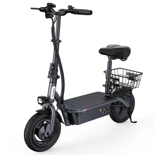 iScooter F3 1000W Motor Electric Scooter with Seat