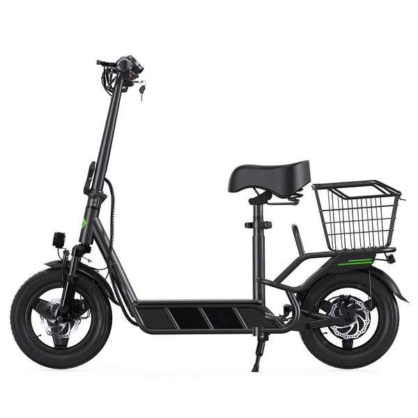isinwheel Hyper X 700W Electric Scooter with Seat & Basket
