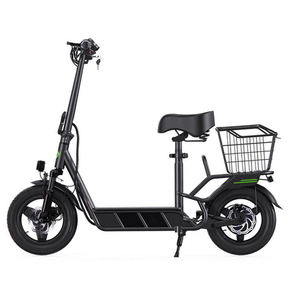 isinwheel Hyper X 700W Electric Scooter with Seat & Basket
