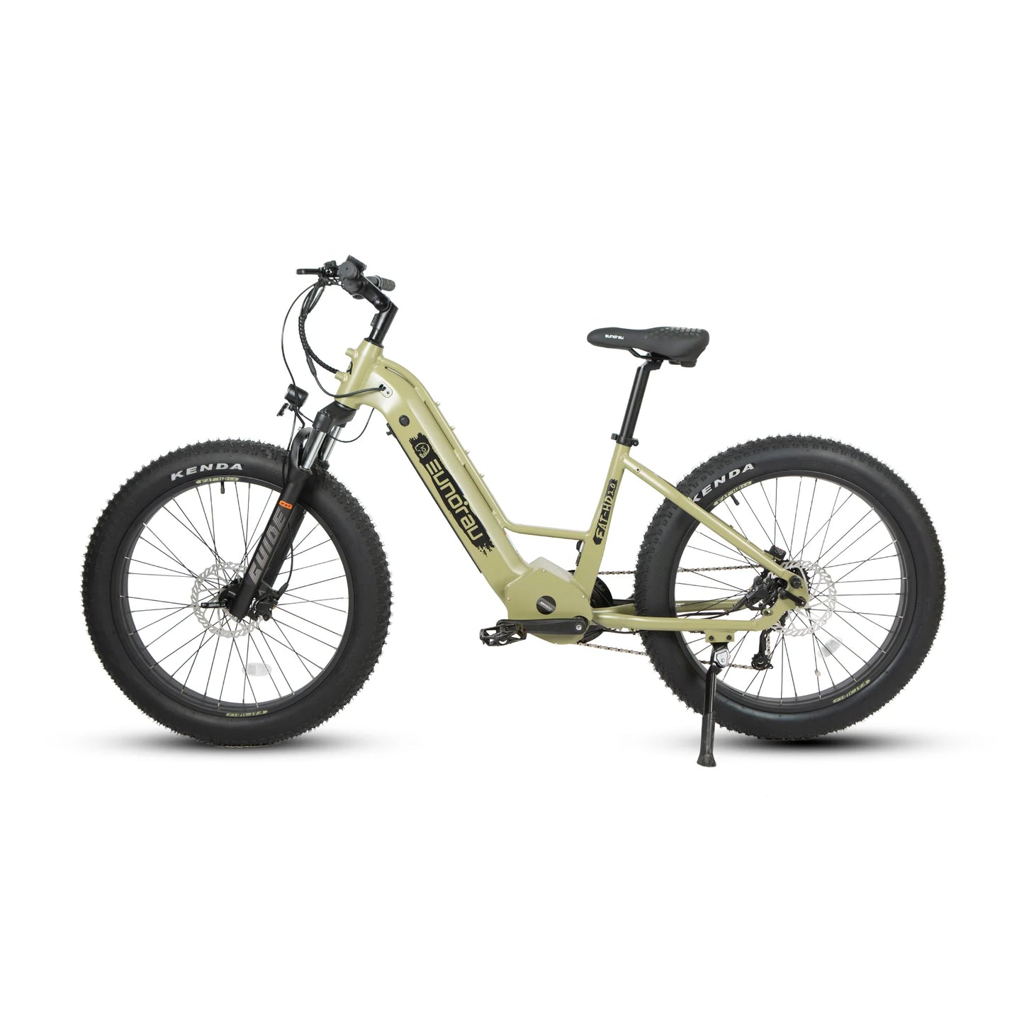 EUNORAU FAT-HD 2.0 Electric Bike – 1000W Mid-Drive Fat Tire eBike