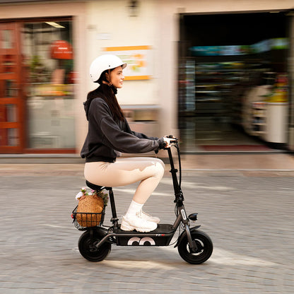 iScooter F2 Electric Scooter with Seat 10" Pneumatic Tire