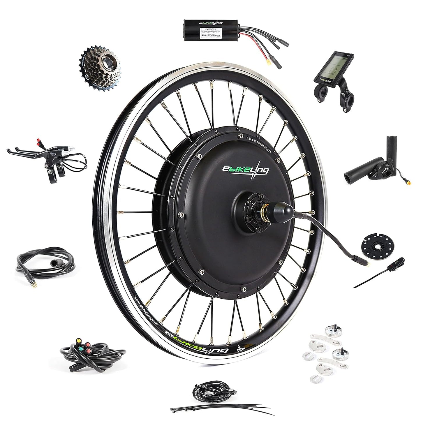 Ebike Conversion Kit 36V 500W, Rear Wheel 20" Electric Bike Conversion Kit, Add on Electric Bike Kit, High Performance, Waterproof Design for Easy Installation, Efficient Commuting Solution