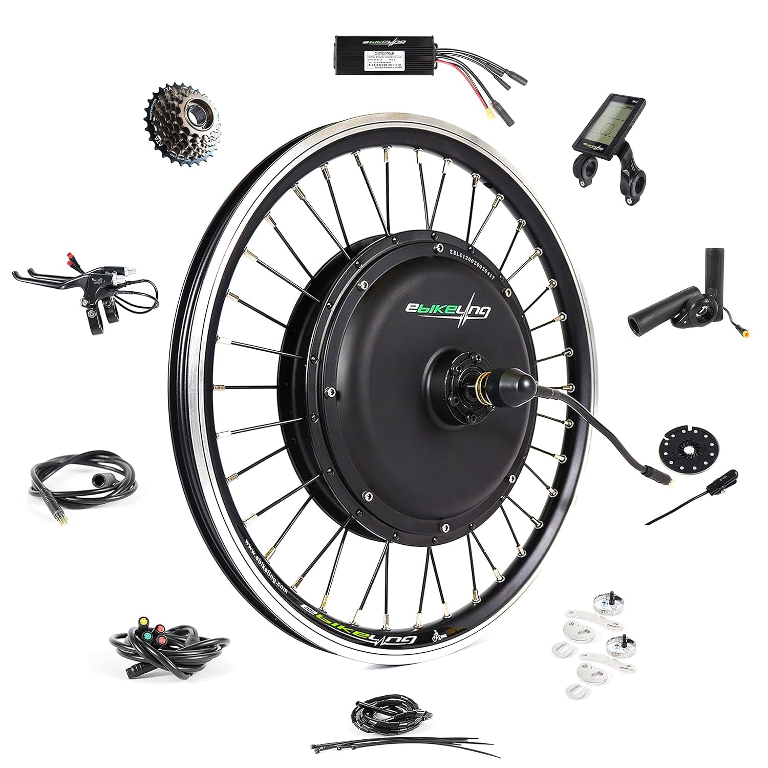 Ebike Conversion Kit 36V 500W, Rear Wheel 20" Electric Bike Conversion Kit, Add on Electric Bike Kit, High Performance, Waterproof Design for Easy Installation, Efficient Commuting Solution