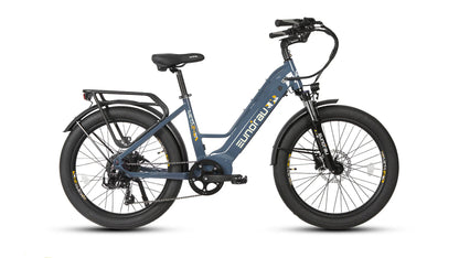 EUNORAU META 24-ST 2.0 Electric Bike – 500W Step-Thru City Commuter eBike