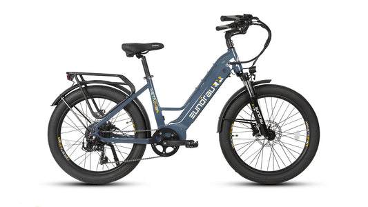 EUNORAU META 24-ST 2.0 Electric Bike – 500W Step-Thru City Commuter eBike