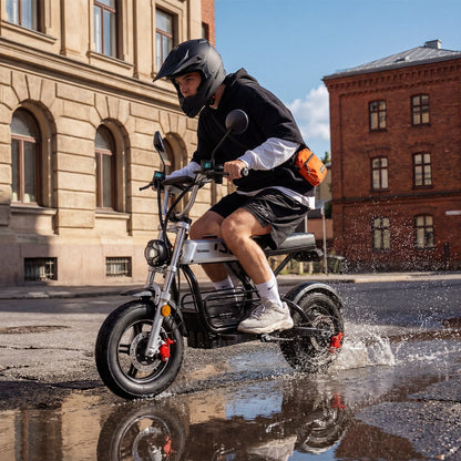iScooter DX5 Pro electric scooter with seat photo 8