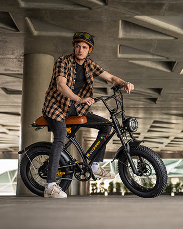 Cycrown Run Vintage Moped Ebike