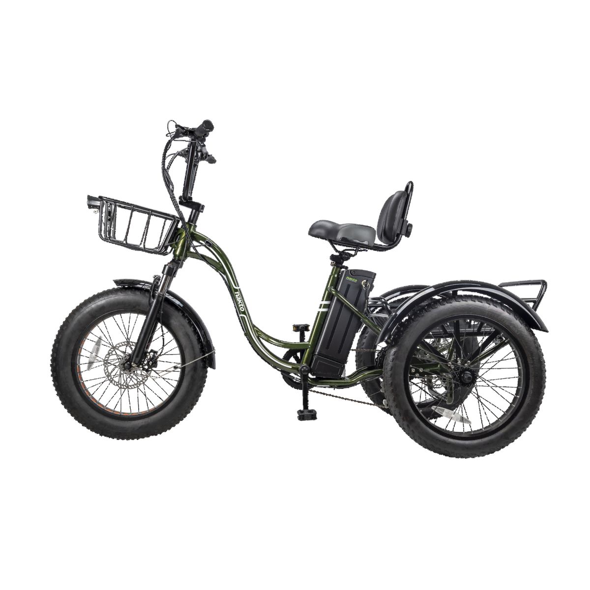 NAKTO S03 electric trike in green