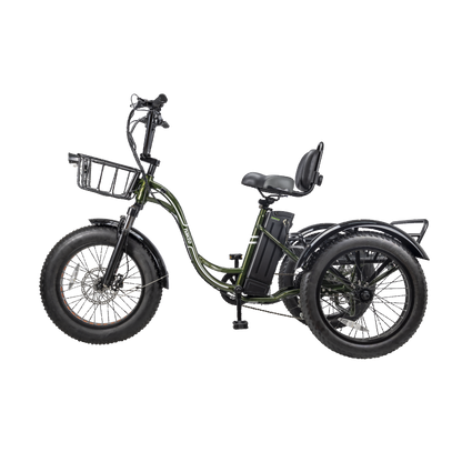 NAKTO S03 electric trike in green