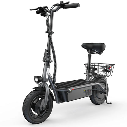 iScooter F2 Electric Scooter with Seat 10" Pneumatic Tire