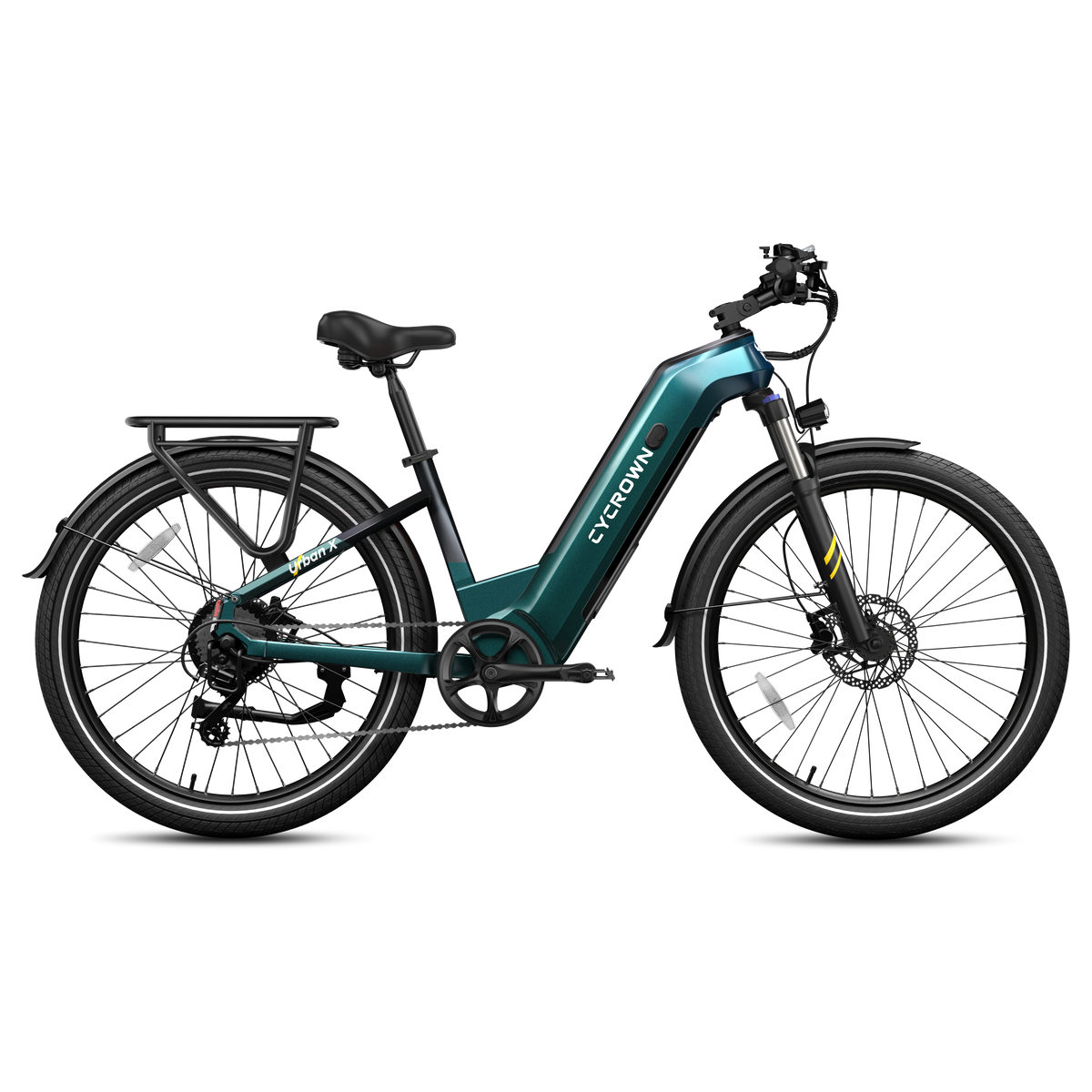 Cycrown UrbanXST commuter ebike with rack photo 36