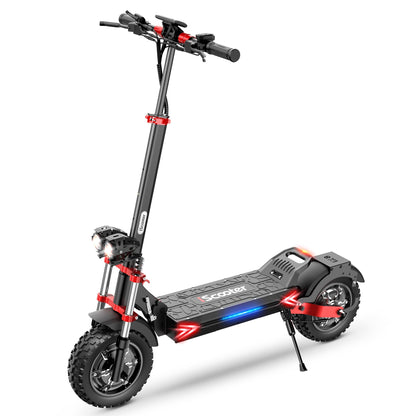 iScooter iX8 off-road electric scooter with kickstand