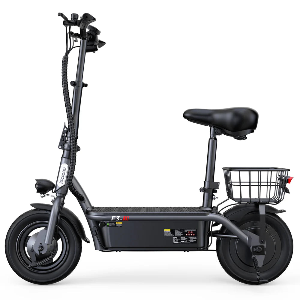 iScooter F3 1000W Motor Electric Scooter with Seat