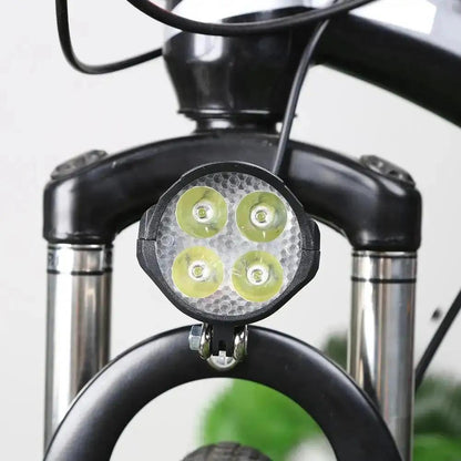 2-in-1 E-Bike LED Headlight with Horn – Multiple Voltage OptionsEvolveRide